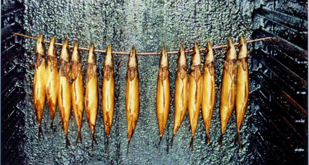 Räucherfisch - geräucherte Makrele